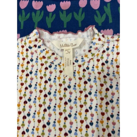 Hanna Anderson And Matilda Jane Lot Bundle Kids Tops Floral Size 4 - Picture 5 of 11
